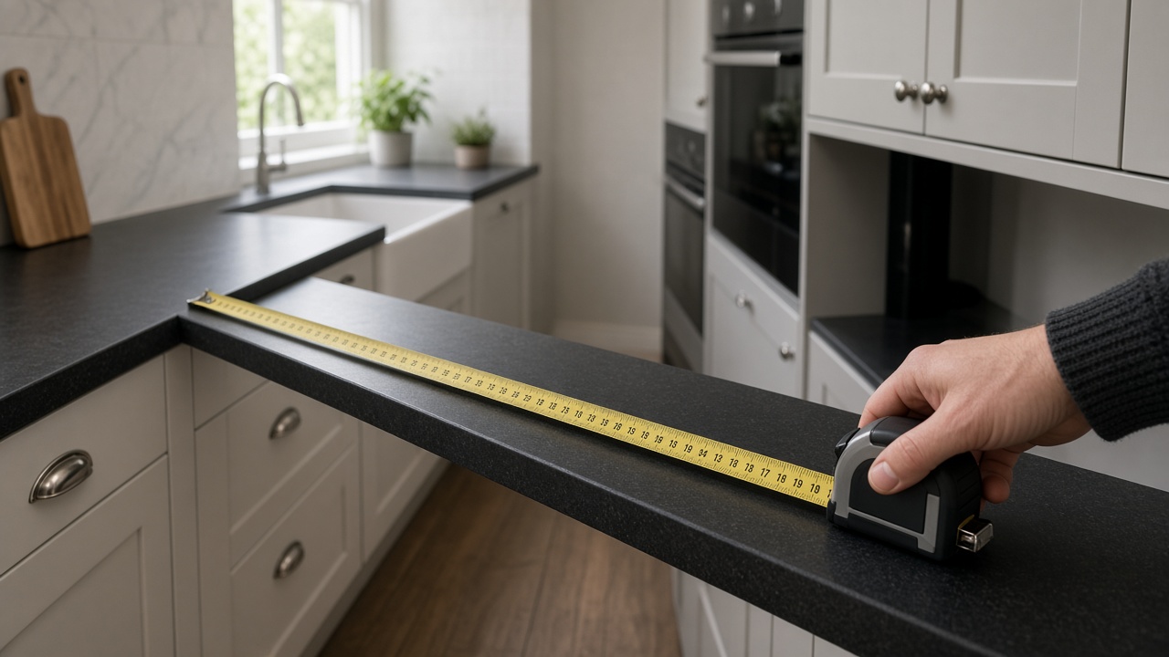 Contrast worktops when the brief is Southwark kitchens